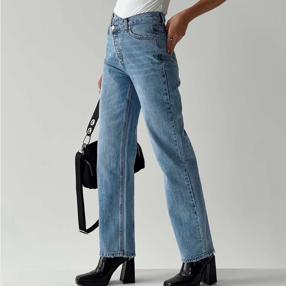 Princess polly holly asymmetrical jeans